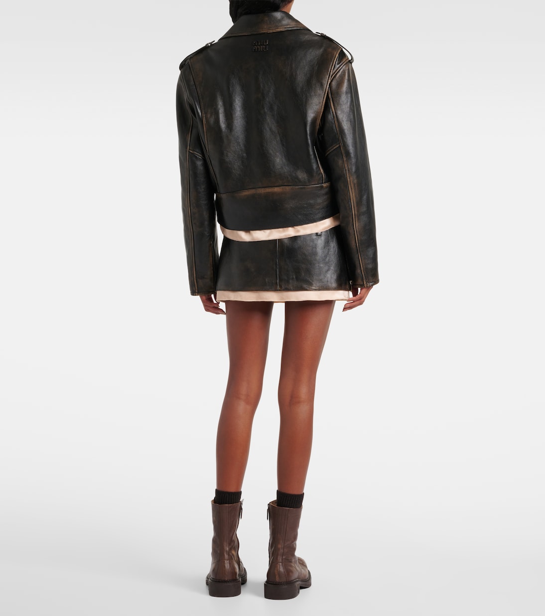 Giacca in pelle | Miu Miu