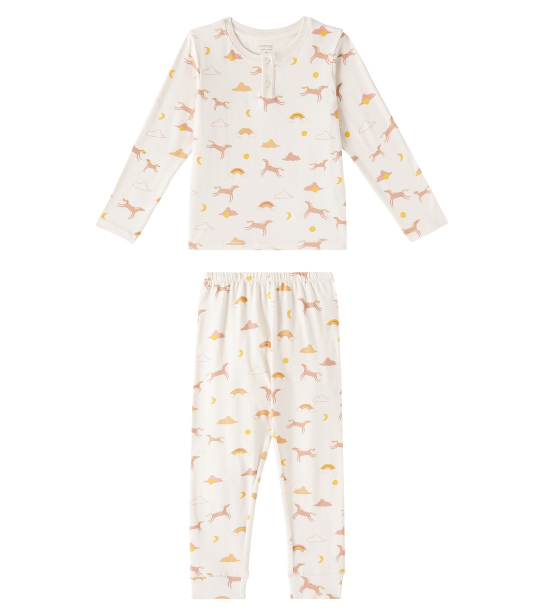 Wilhelm printed cotton-blend pajamas | Liewood