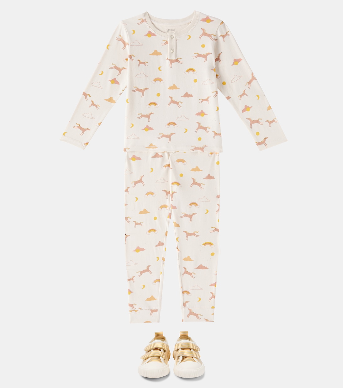 Wilhelm printed cotton-blend pajamas | Liewood