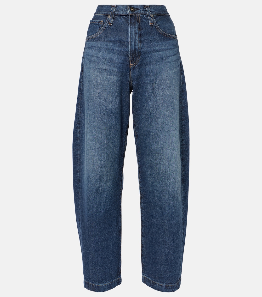 High-Rise Barrel Jeans | AG Jeans