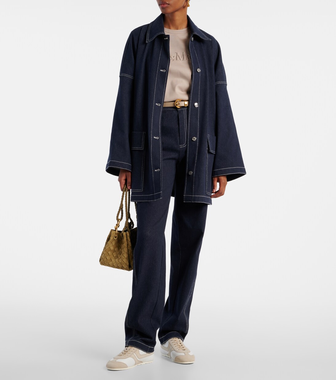 Besticktes T-Shirt Peter aus Wolle | Max Mara