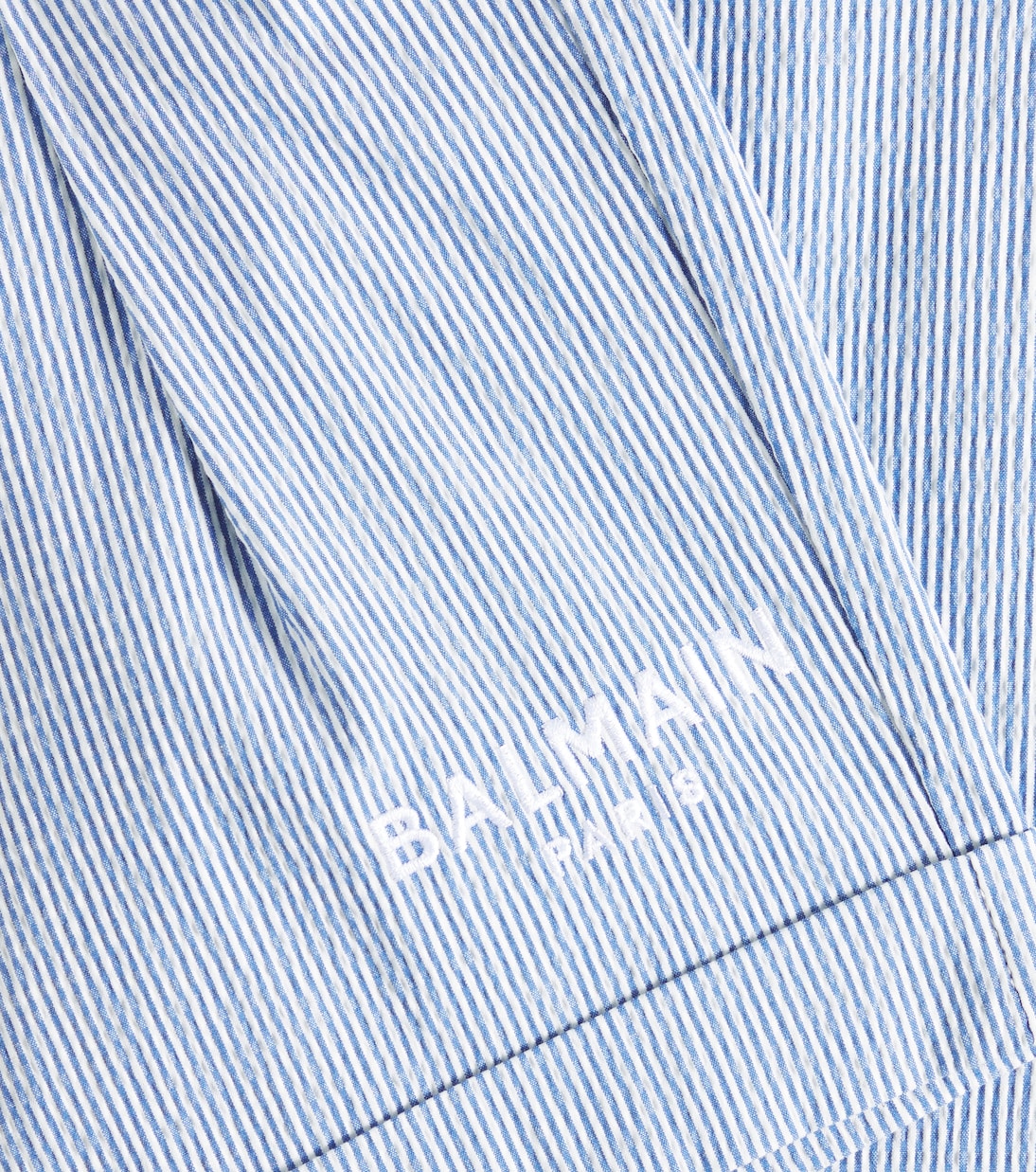 Logo cotton-blend Bermuda shorts | Balmain Kids