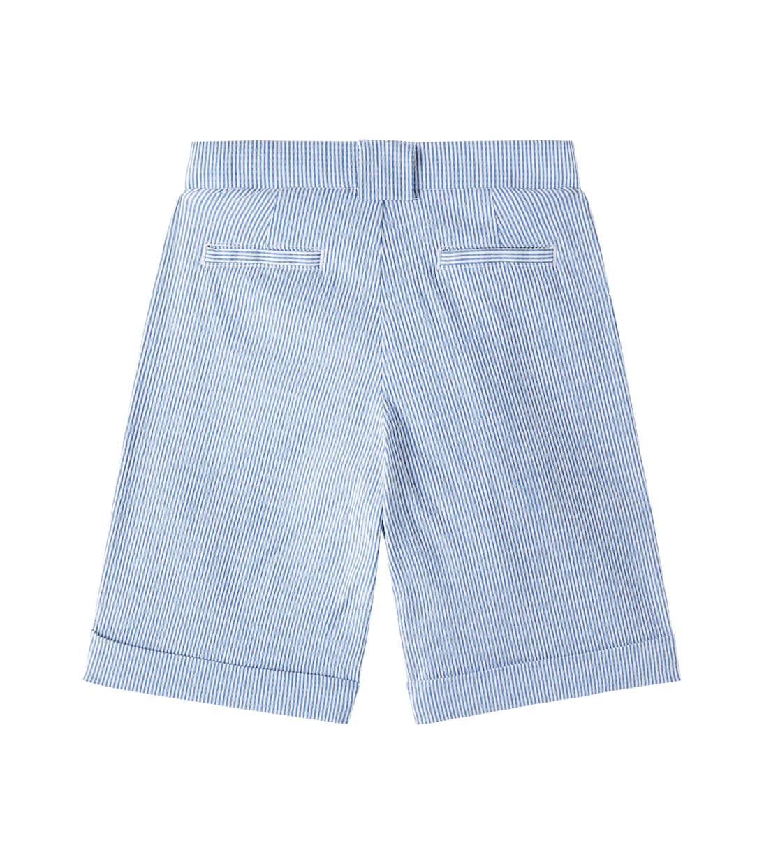 Logo cotton-blend Bermuda shorts | Balmain Kids