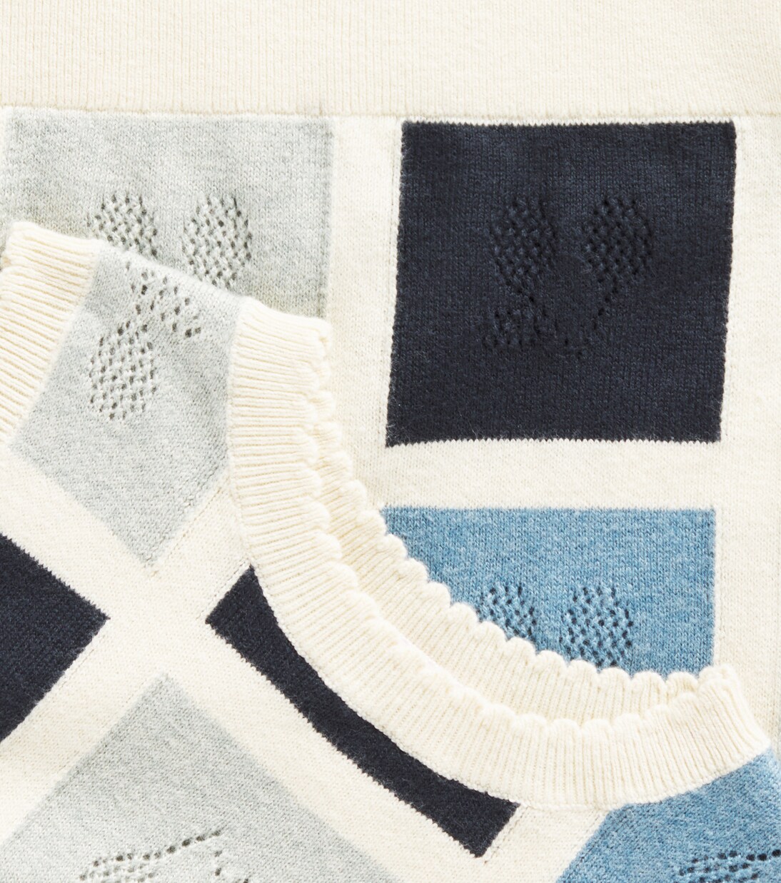 Elda cotton and cashmere sweater vest | Bonpoint