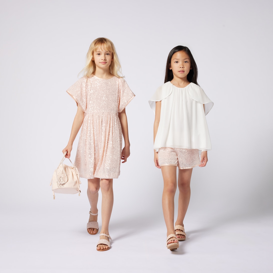 Sequined shorts  | Chloé Kids