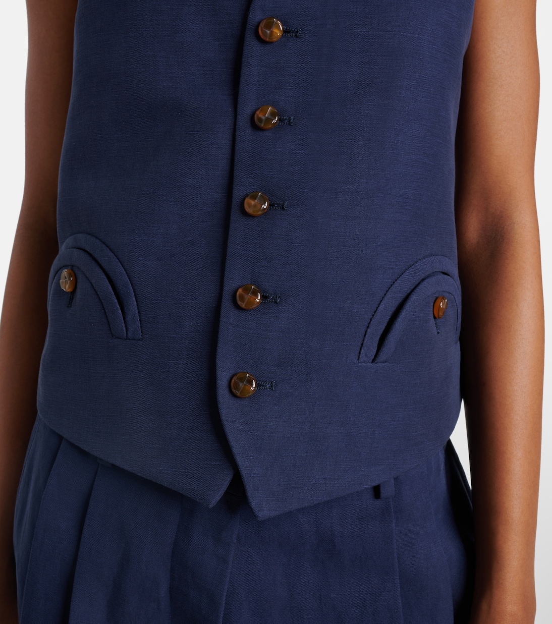 Gilet Feral in lino e seta | Blazé Milano