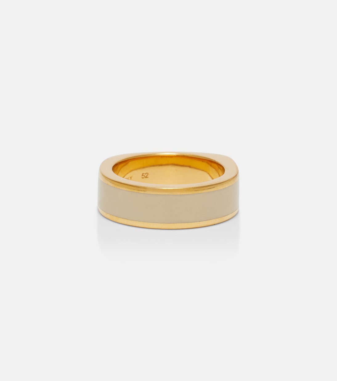 Bague Signature en plaqué or 18 ct | Toteme