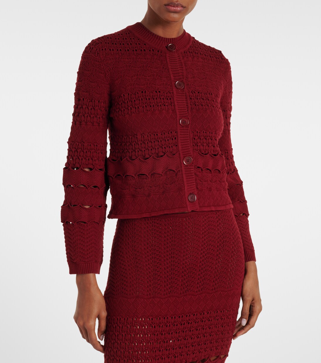 Cardigan aus Häkelstrick | Elie Saab