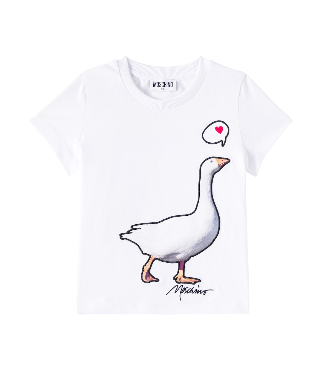 Printed cotton jersey T-shirt | Moschino Kids