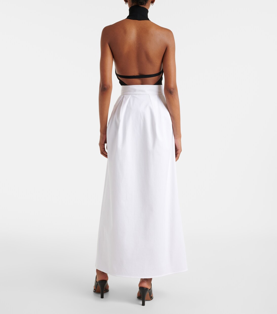 Cotton-blend gabardine maxi skirt | Max Mara