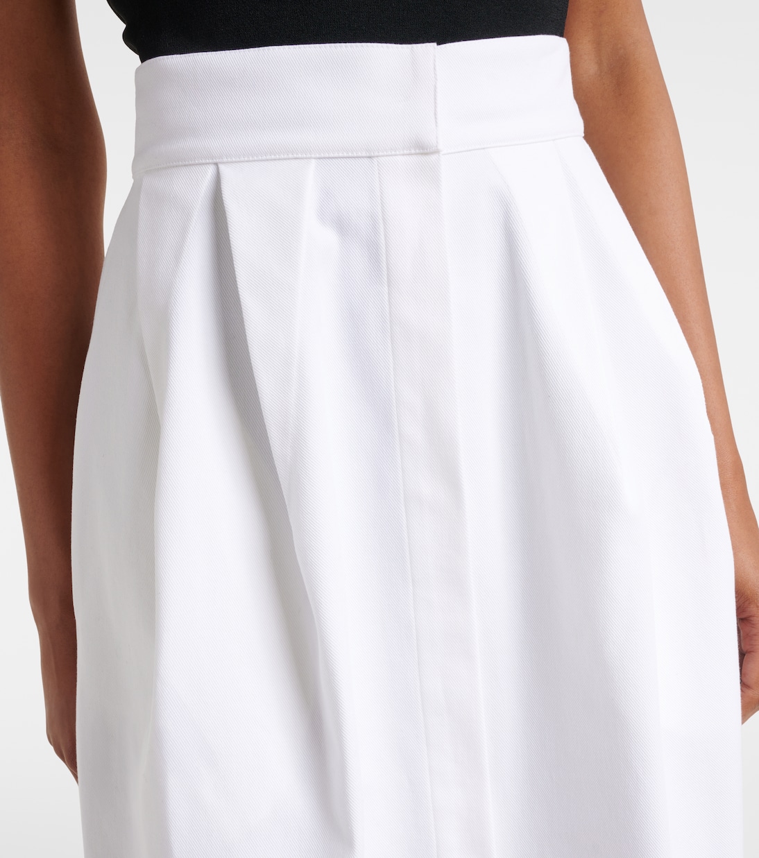 Cotton-blend gabardine maxi skirt | Max Mara