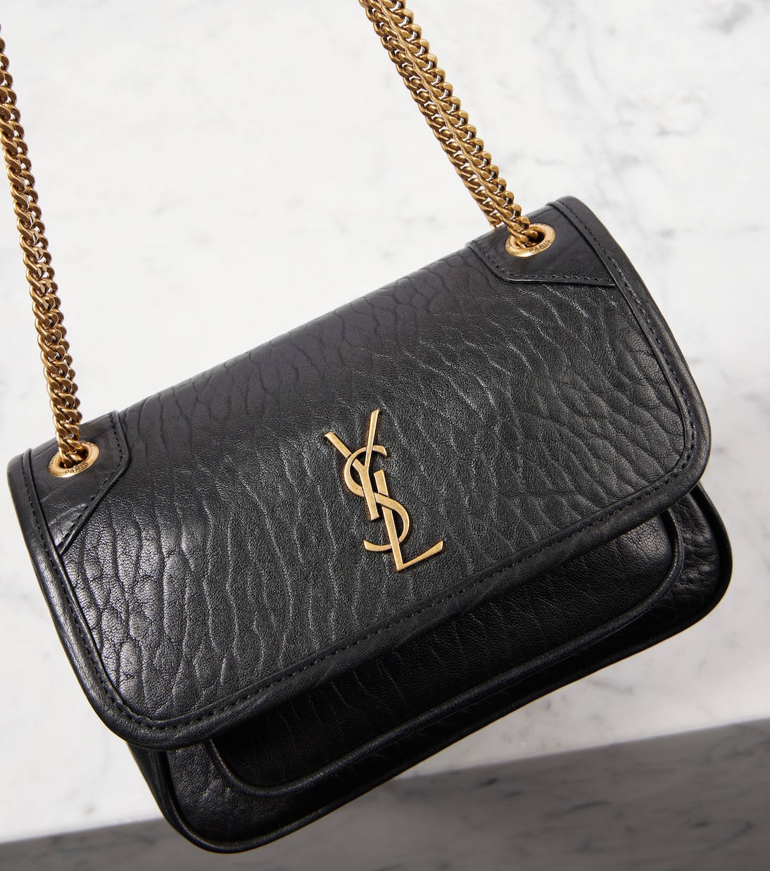 Sac Niki Mini en cuir | Saint Laurent