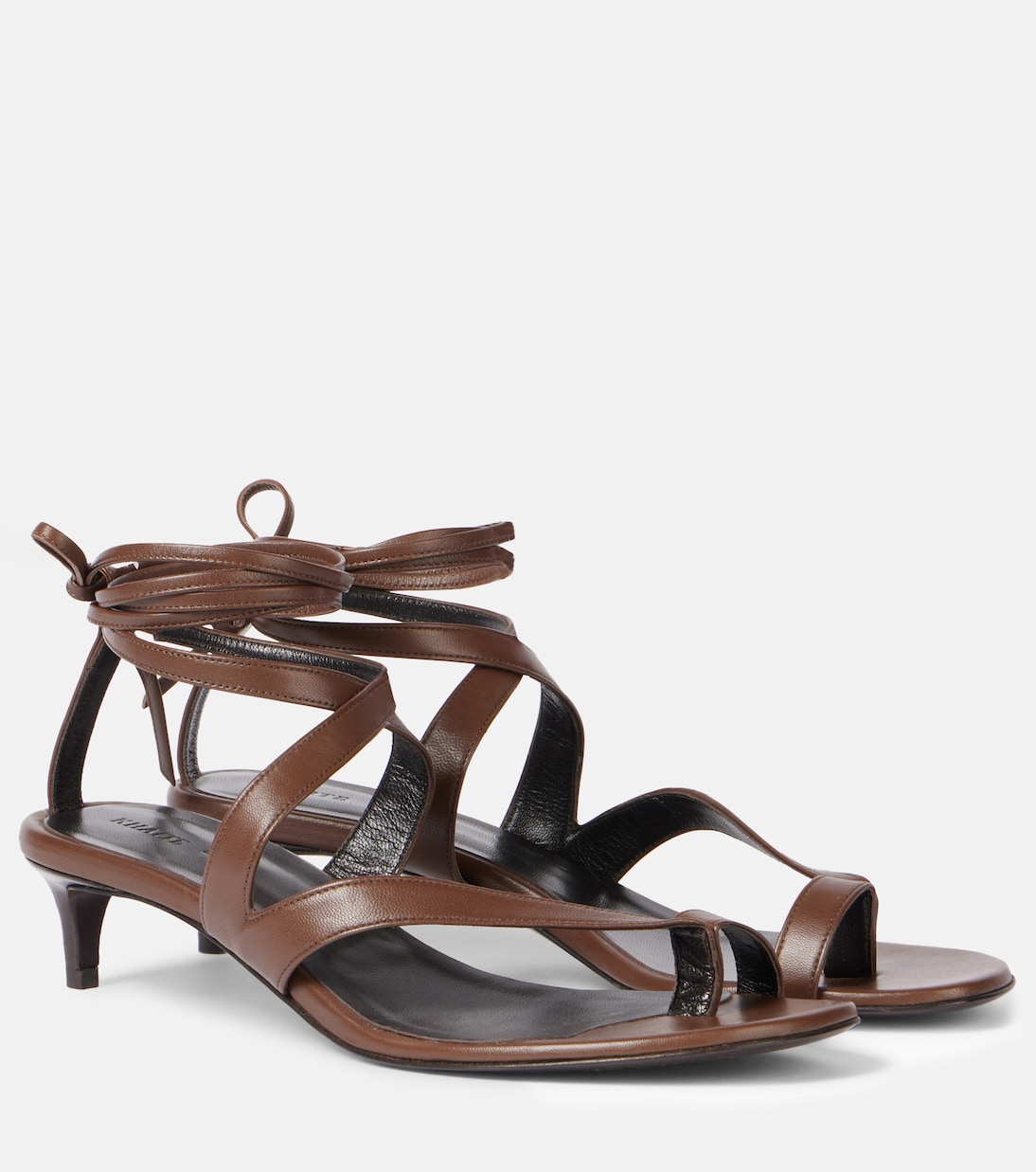 Aimee 35 leather thong sandals | Khaite