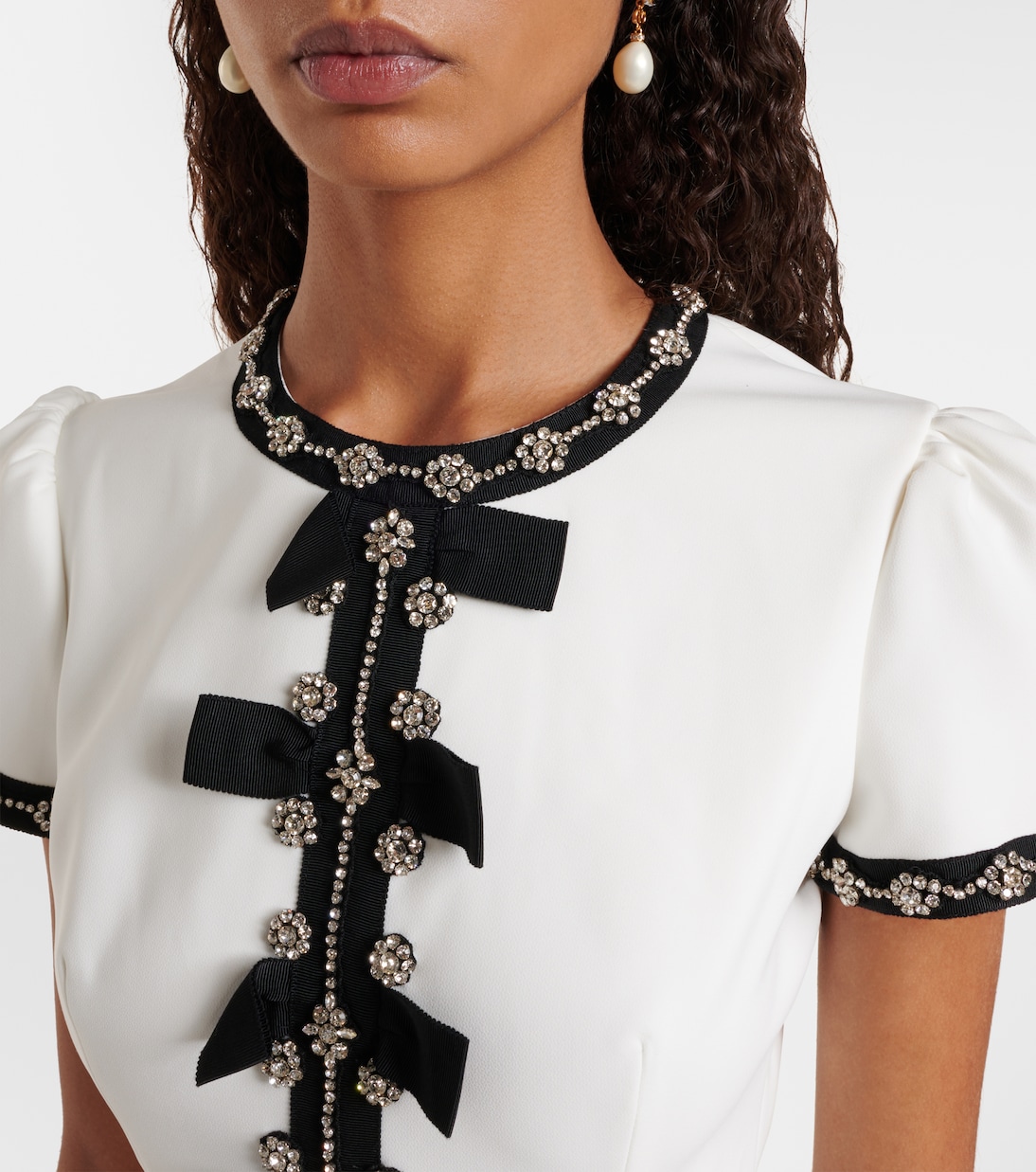 Robe midi Bisou à cristaux | Jenny Packham