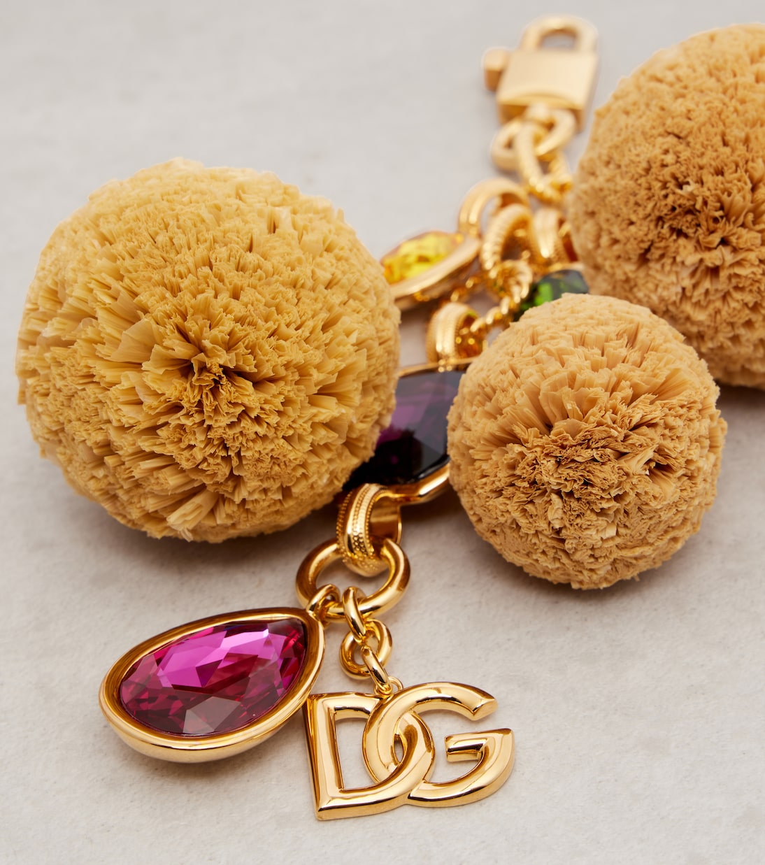 Portachiavi DG con cristalli | Dolce&Gabbana