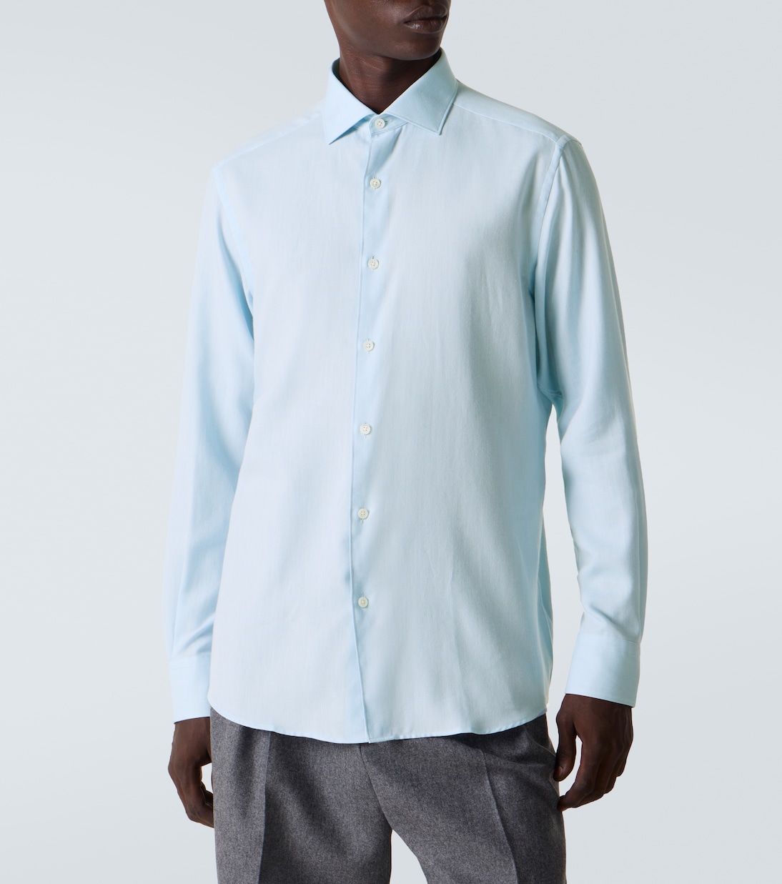 Chemise en coton et cachemire | Zegna