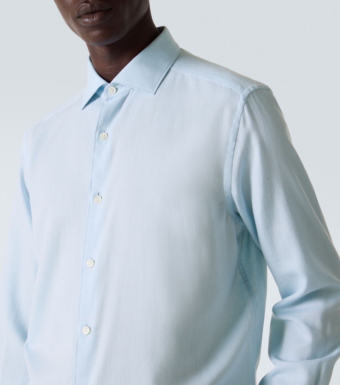 Chemise en coton et cachemire | Zegna