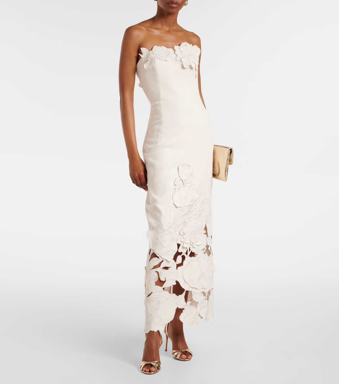 Maxikleid Rayna aus Crêpe | Leo Lin