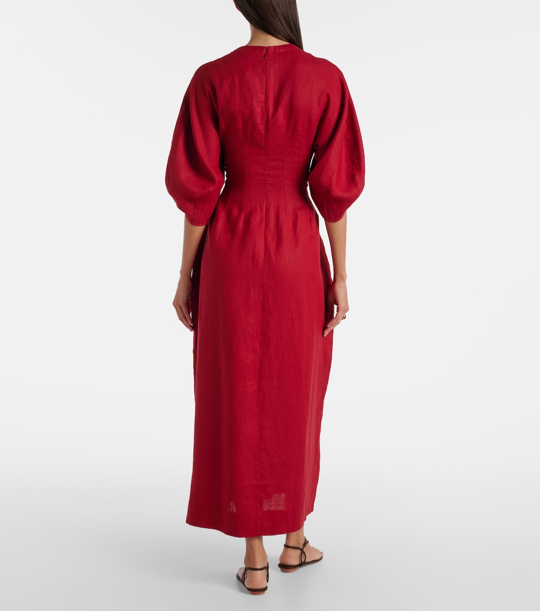 Robe longue Soleil en lin  | Faithfull
