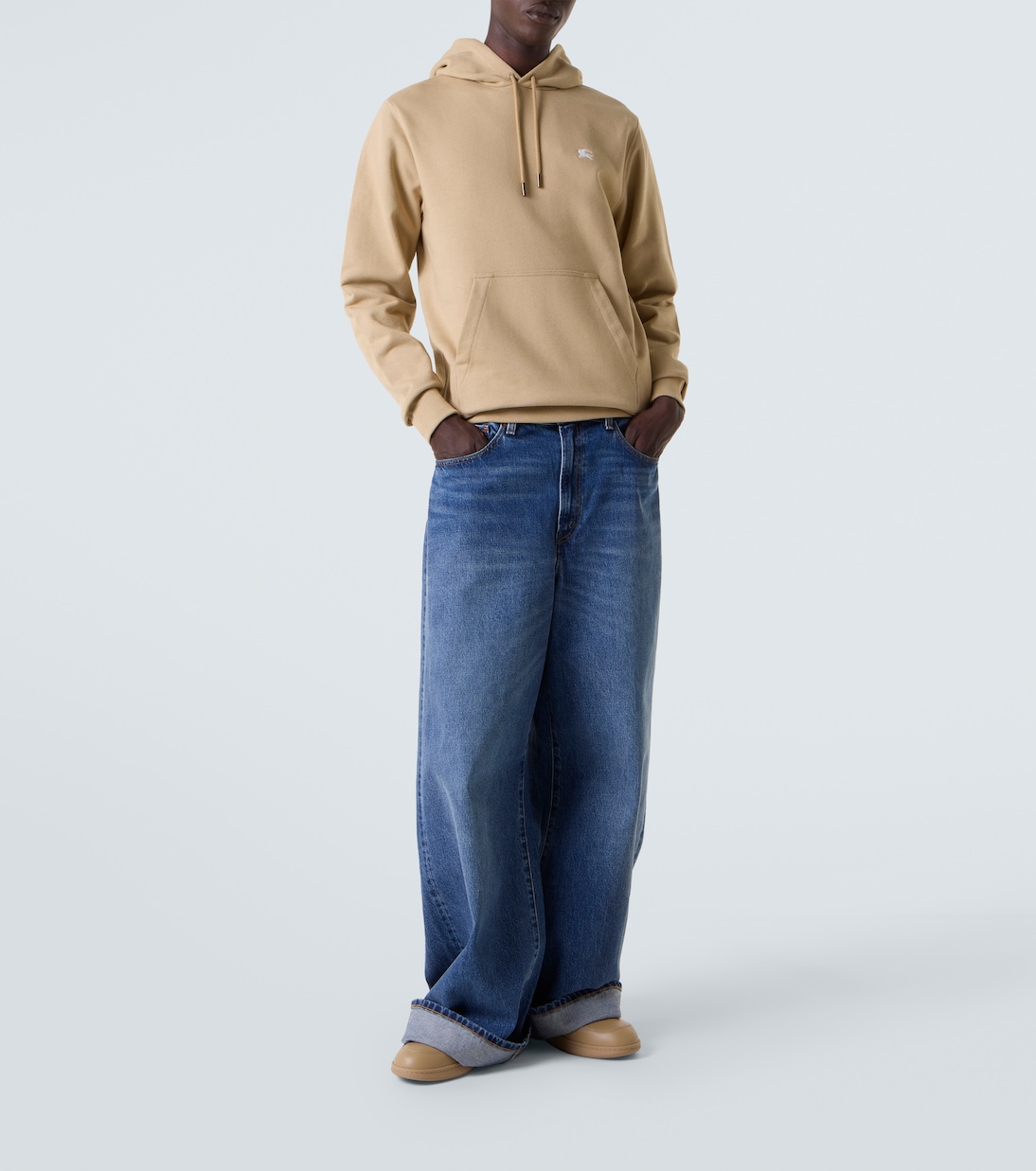 Sudadera con capucha de algodón con EKD | Burberry