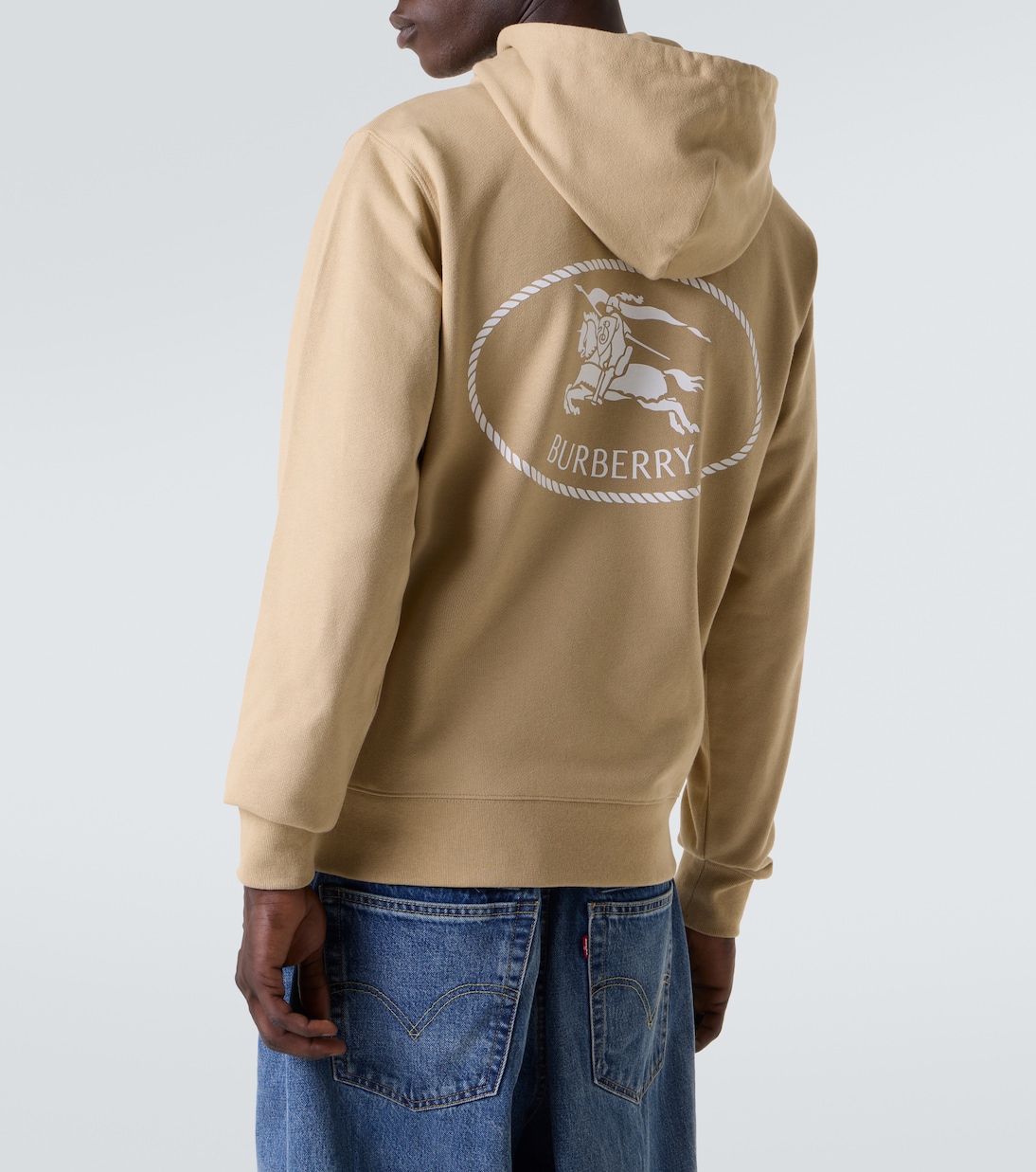 Sudadera con capucha de algodón con EKD | Burberry