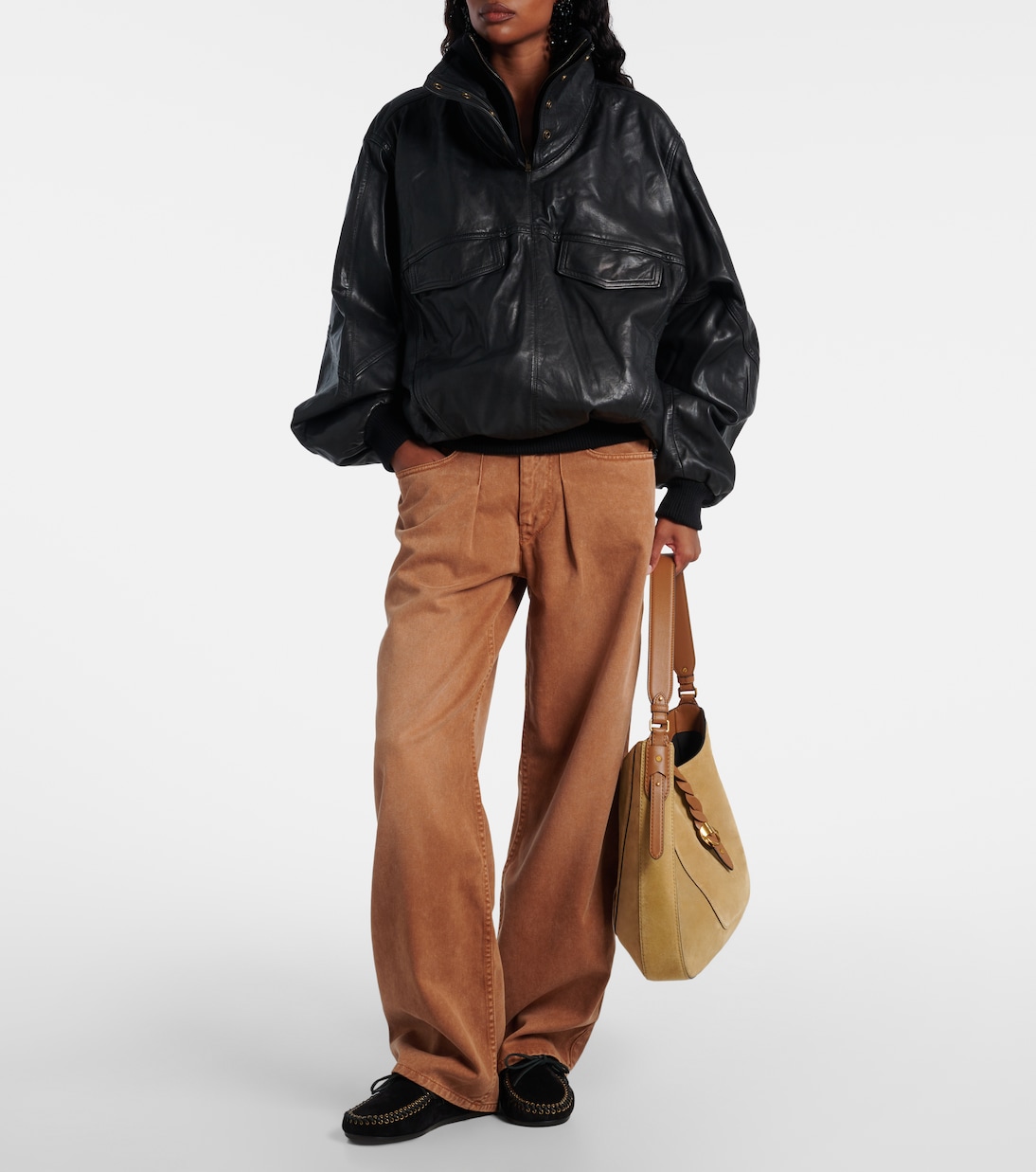 Mocassins Fitza en daim à ornements | Isabel Marant