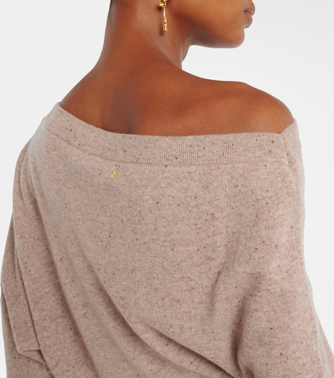 Vestido largo Kasos de cachemir drapeado | Altuzarra