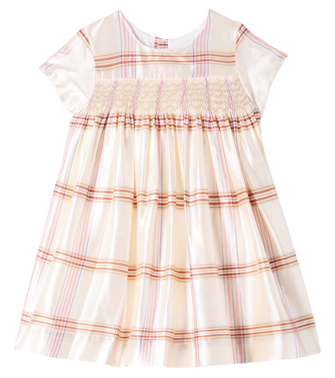 Baby Maruska floral smocked silk dress | Bonpoint