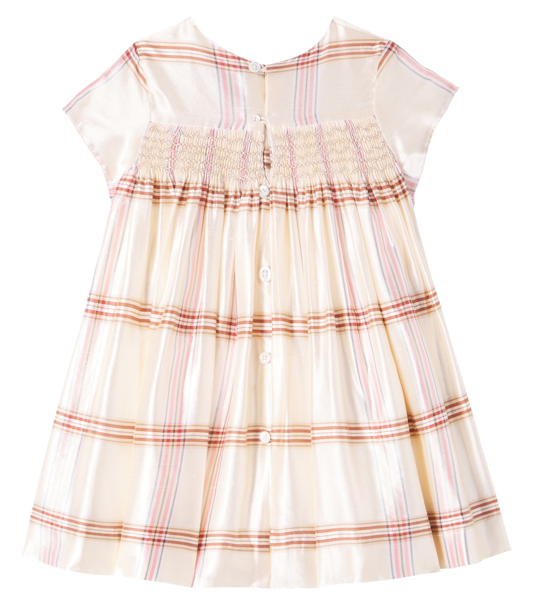 Baby Maruska floral smocked silk dress | Bonpoint