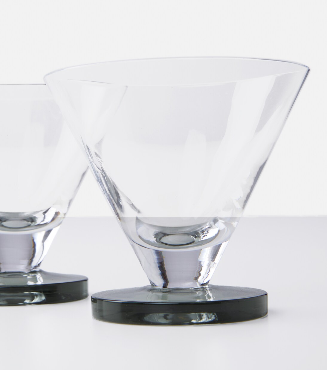 Puck set of 2 martini glasses | Tom Dixon