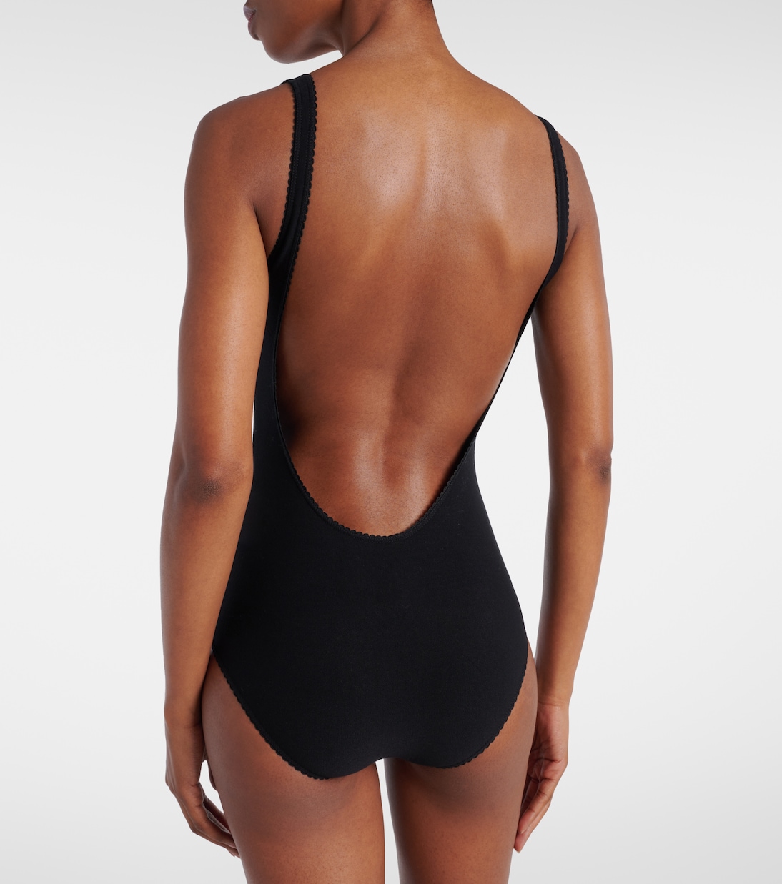 Scalloped open-back bodysuit | Magda Butrym