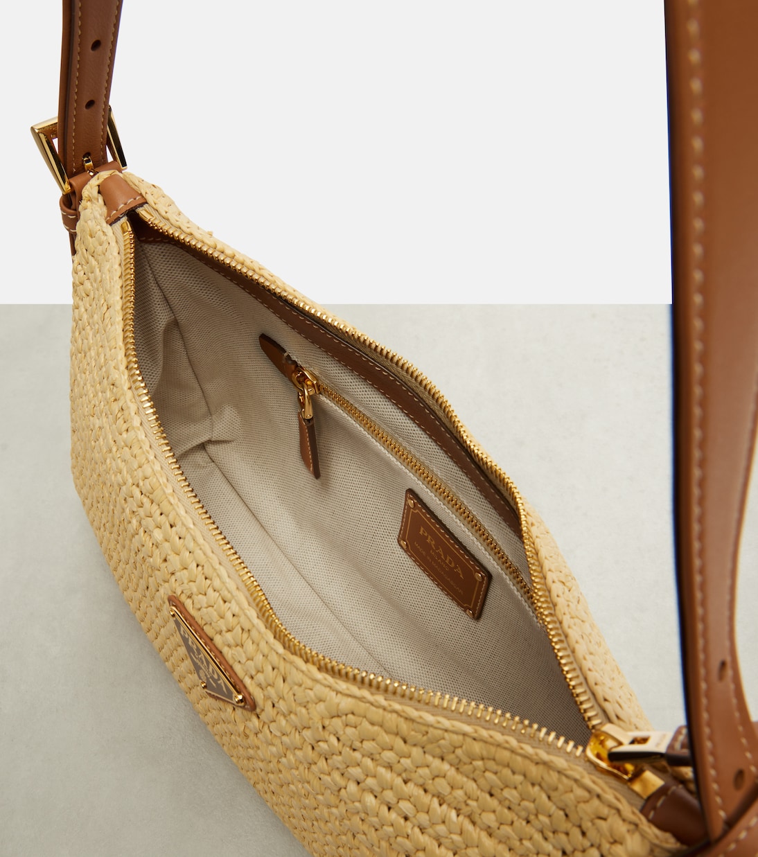 Prada Aimée Large crochet shoulder bag | Prada