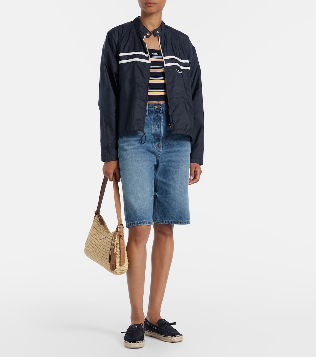 Prada Aimée Large crochet shoulder bag | Prada