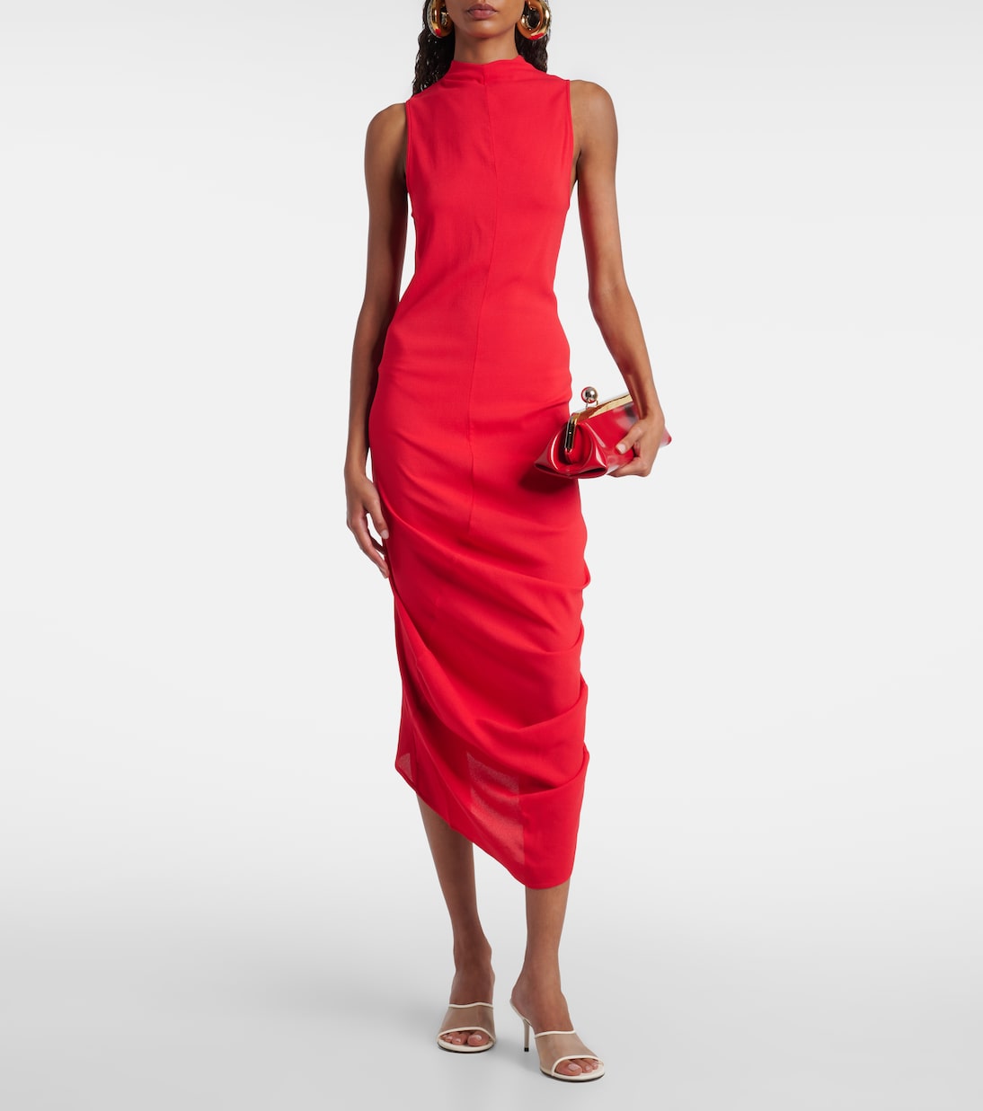 Leather-trimmed canvas sandals | Jacquemus