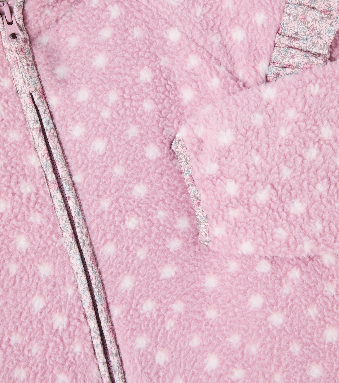 Jacke aus Teddyfleece | Wheat