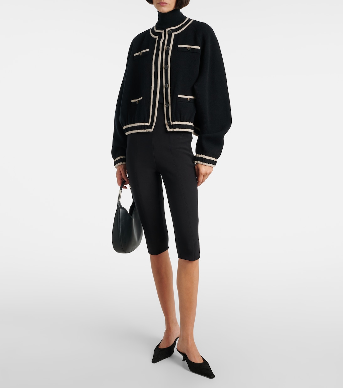 Jacke aus einem Wollgemisch | Tory Burch