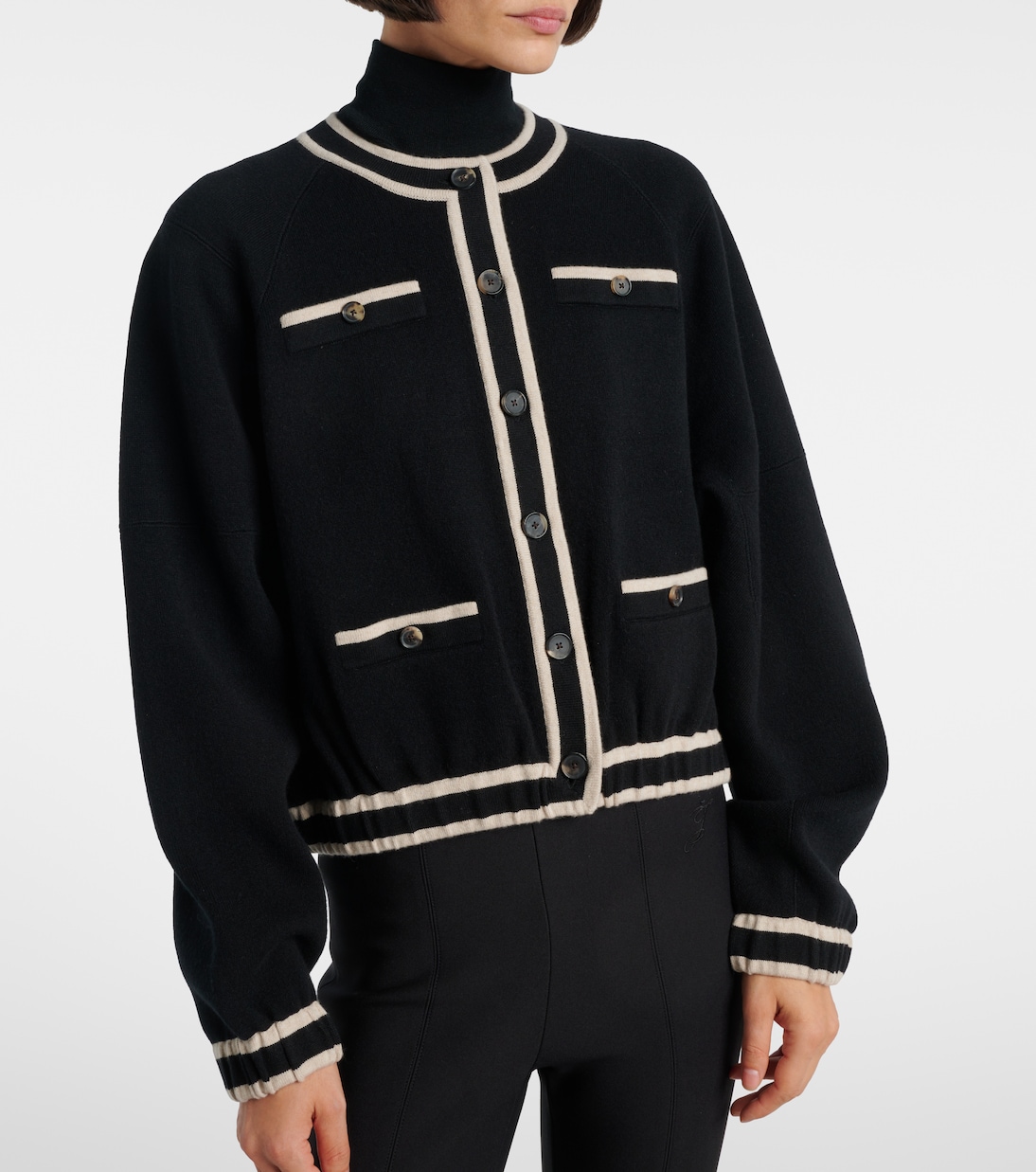 Jacke aus einem Wollgemisch | Tory Burch