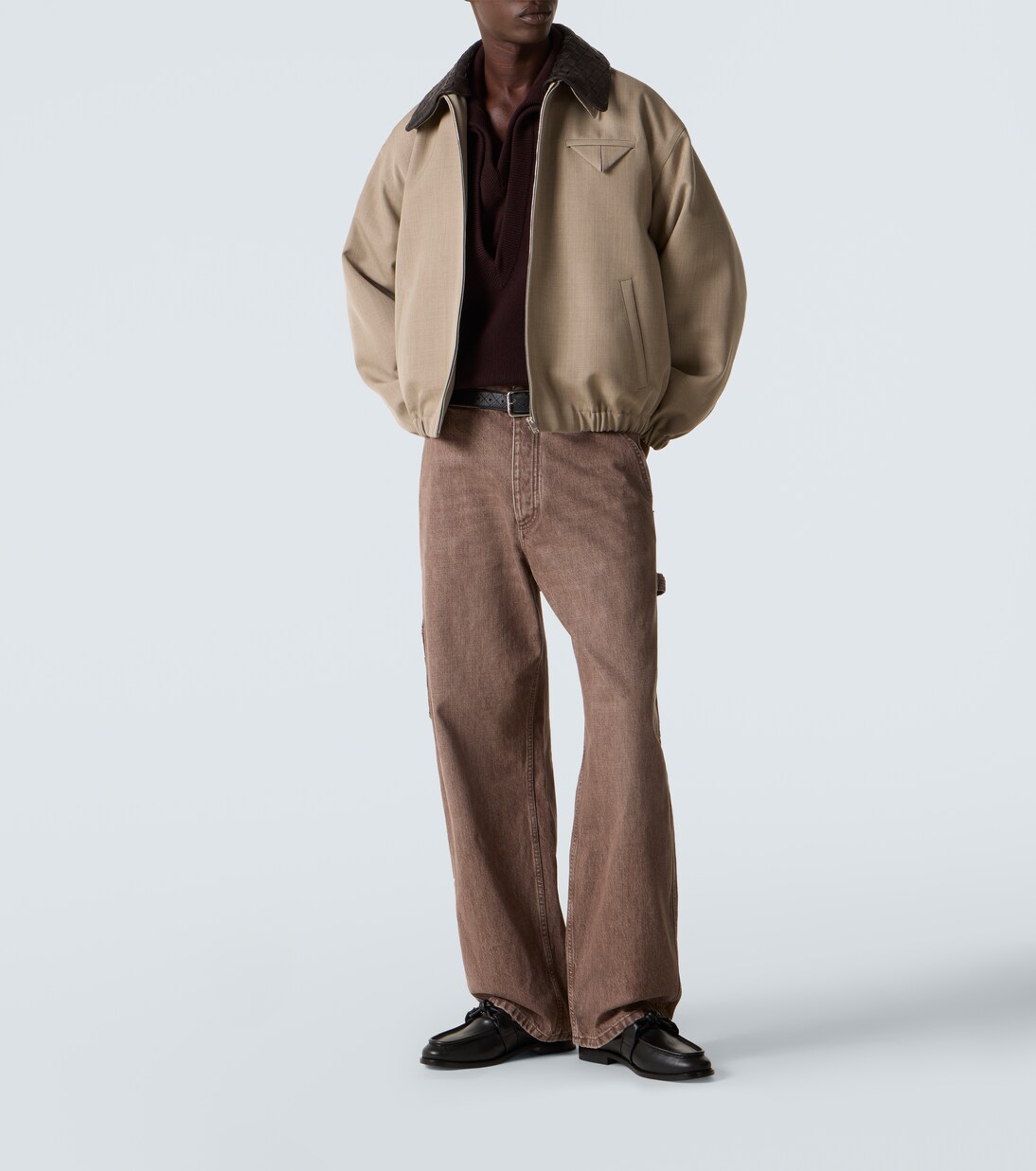 Astaire Knot leather loafers | Bottega Veneta