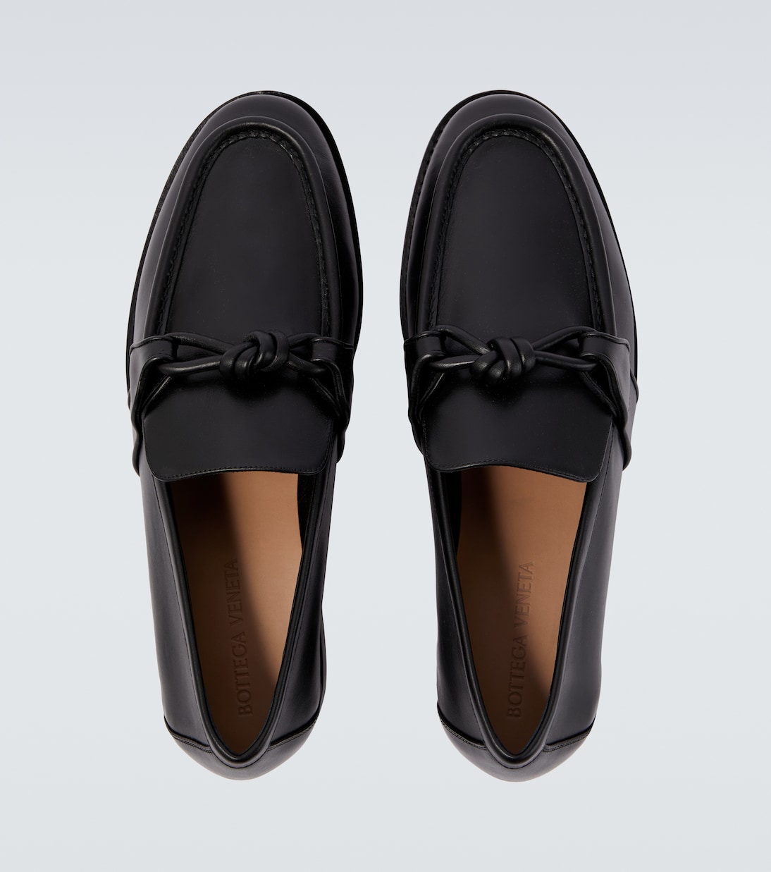 Astaire Knot leather loafers | Bottega Veneta