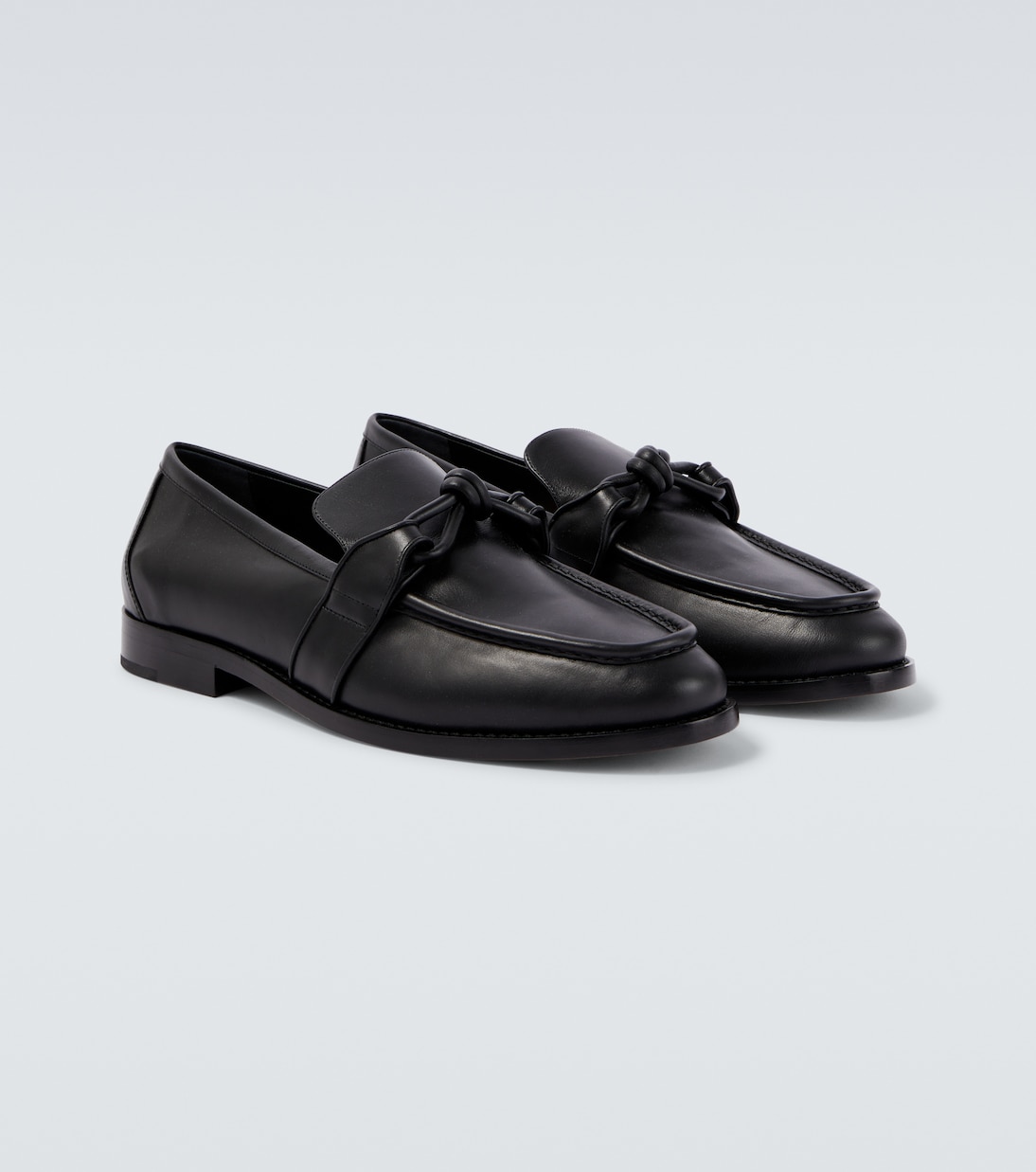 Astaire Knot leather loafers | Bottega Veneta