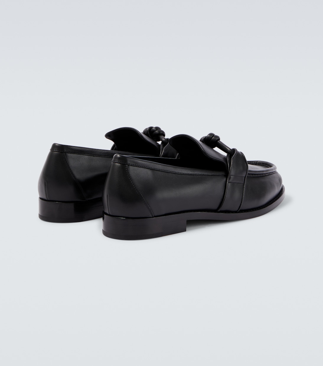 Astaire Knot leather loafers | Bottega Veneta