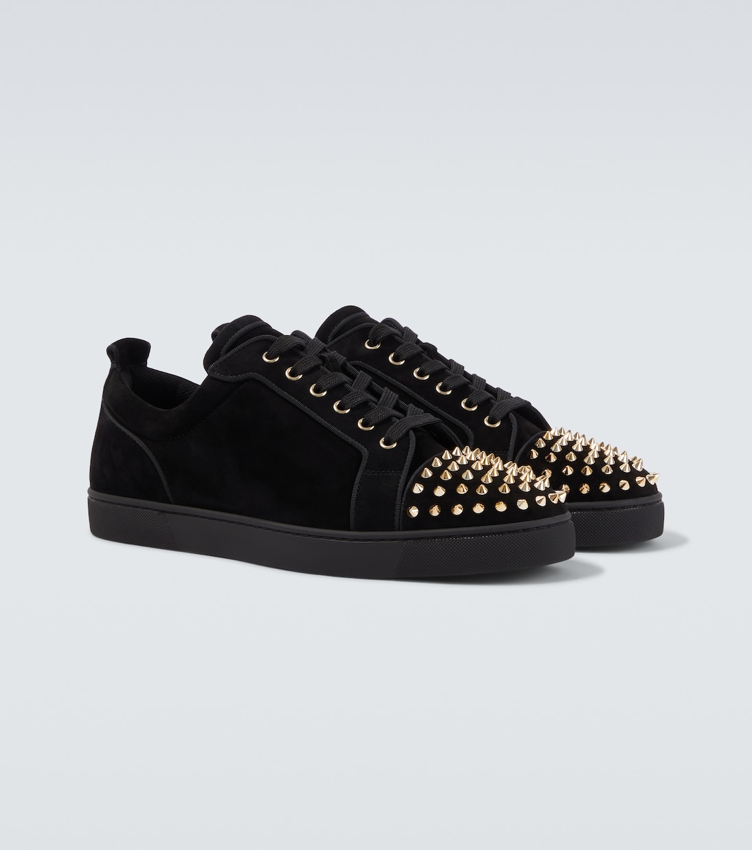 Sneakers Louis Junior Spikes aus Veloursleder | Christian Louboutin