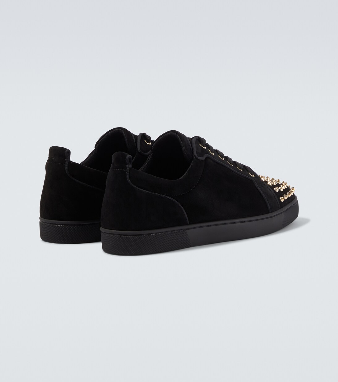 Sneakers Louis Junior Spikes aus Veloursleder | Christian Louboutin