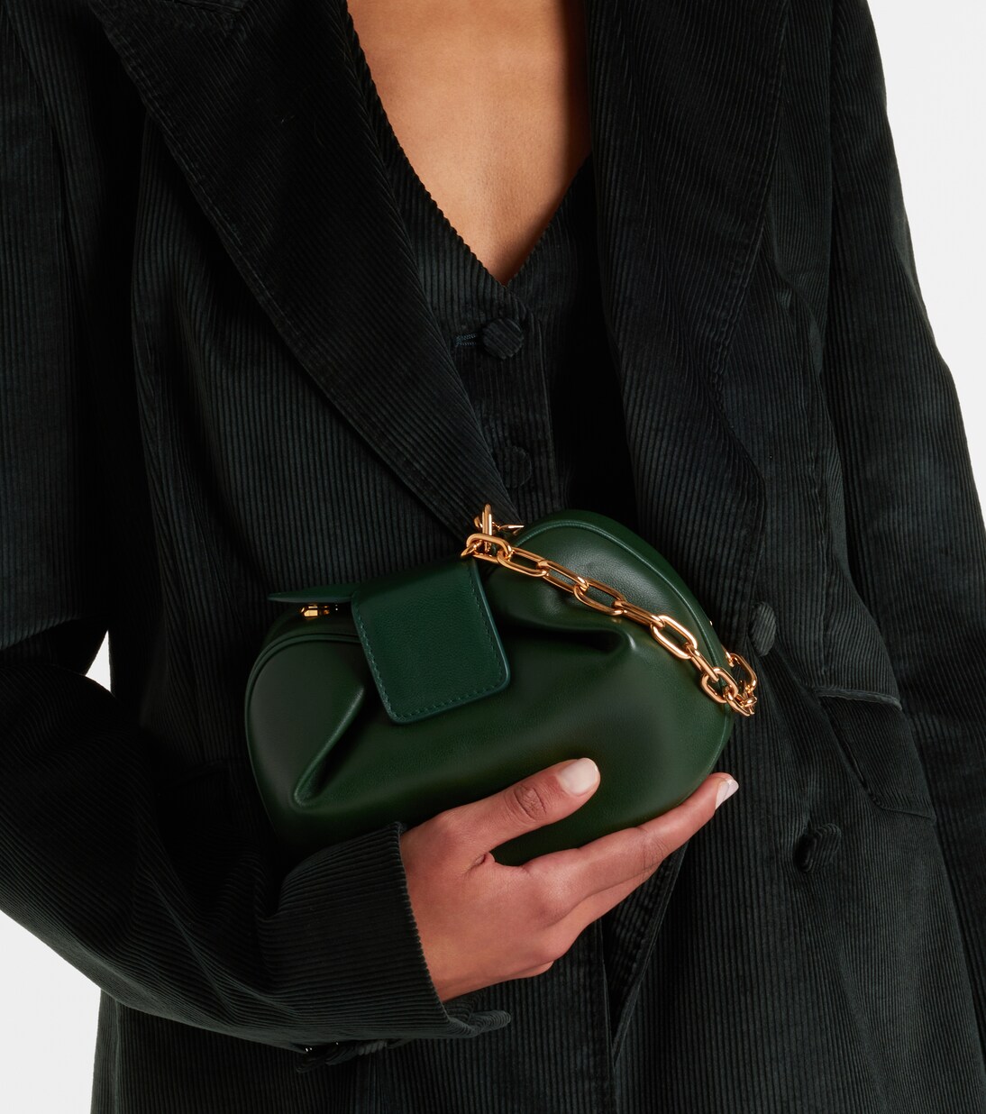 Soft Demi leather clutch | Gabriela Hearst