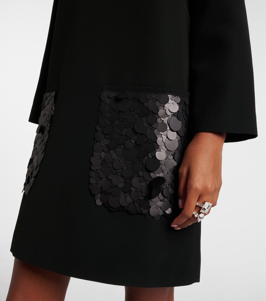 Bixio sequined satin twill minidress | Joseph