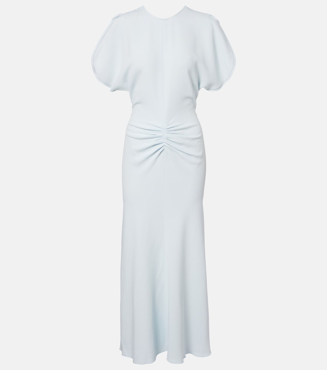 Vestido midi fruncido | Victoria Beckham