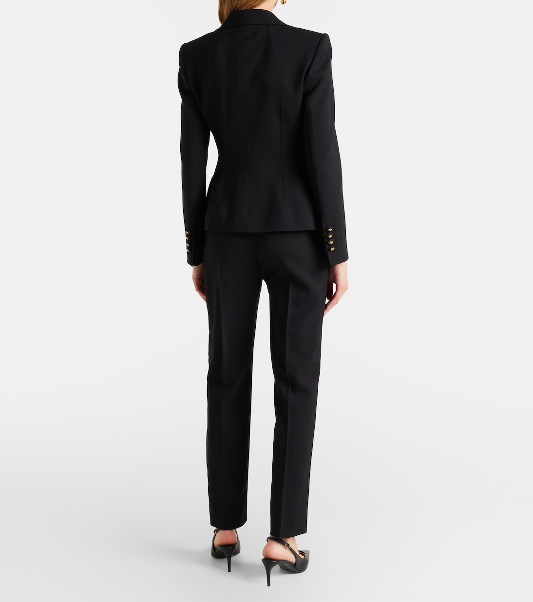 Wool-blend slim pants | Dolce&Gabbana