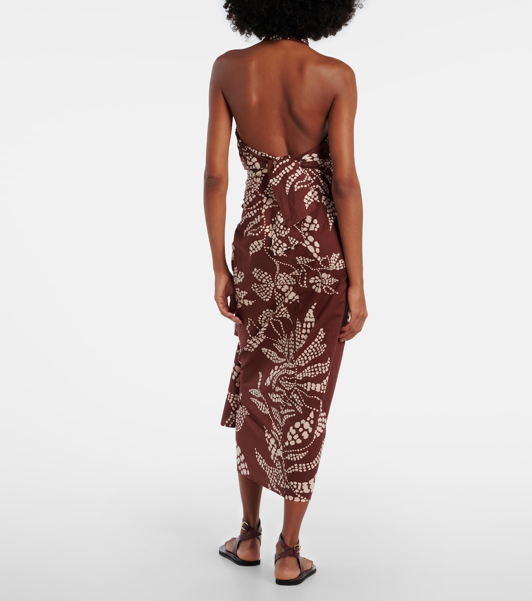 Uma printed cotton midi skirt | Poupette St Barth