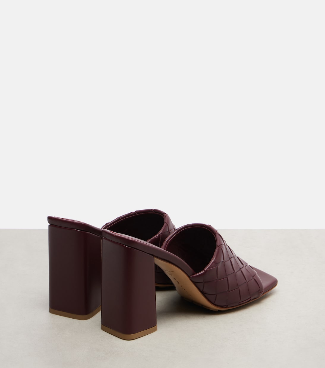 Parco Intrecciato leather mules | Bottega Veneta