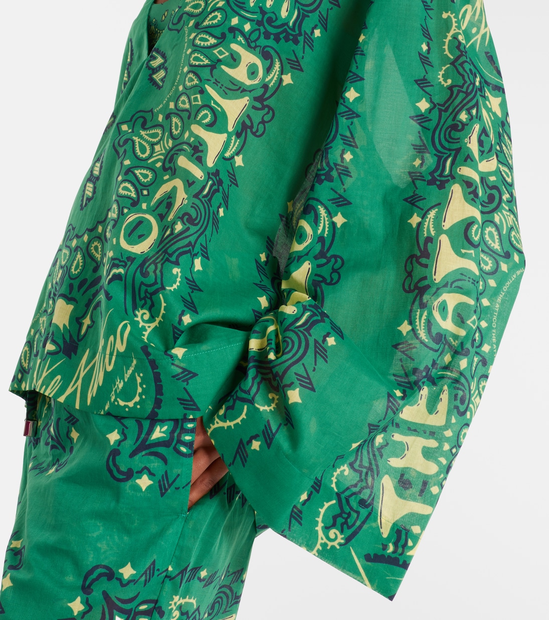 Top Bandana oversize en coton | The Attico